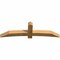 Ekena Millwork Bellingham Rough Sawn Timber Gable Bracket, Western Red Cedar, 84"W x 24"H x 6"D x 6"F, 7/12 Pitch GBW084X24X0606BEL00RWR - alternate 5